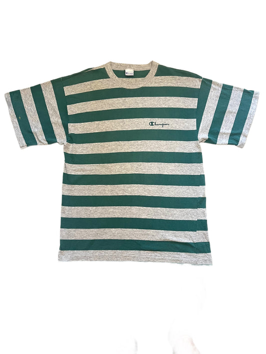 (L) Champion USA Striped Shirt