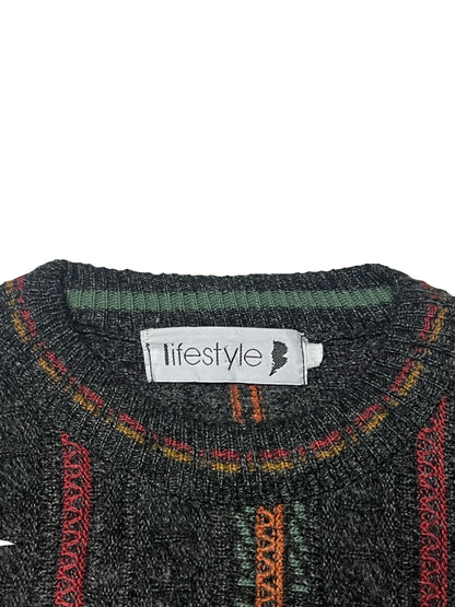 (L) Lifestyle Coogi Style Knit Sweater