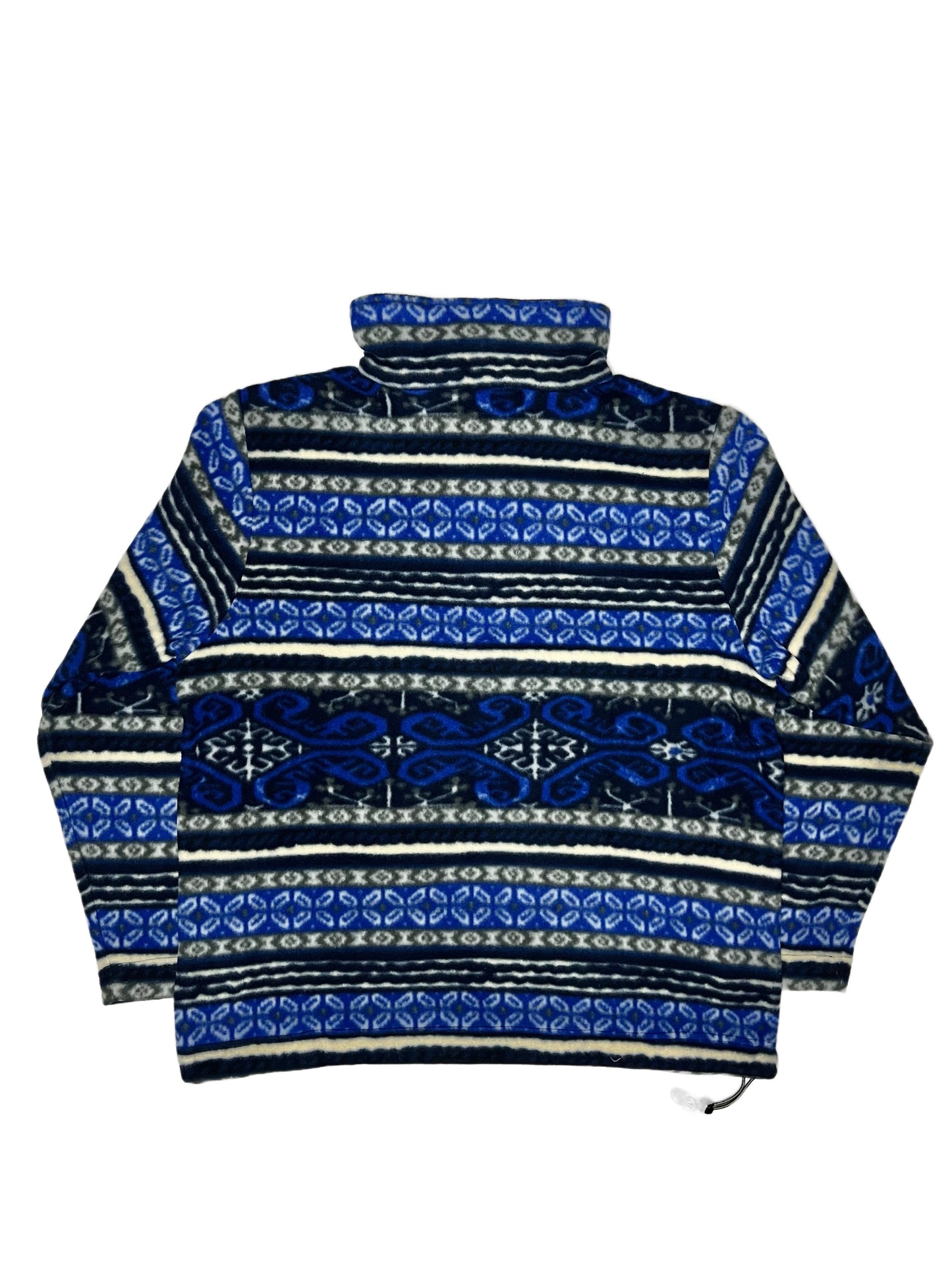 [M] Diadora Crazy Pattern Half Zip FLEECE Sweater