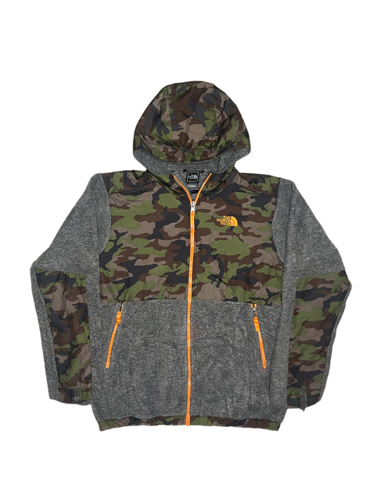 [M] The North Face Camouflage Type Hooded FLEECE Jacket 