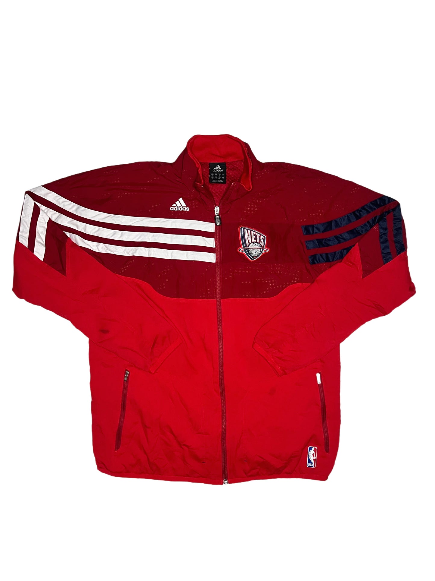 (L) Adidas NBA New Jersey Nets Track Jacket