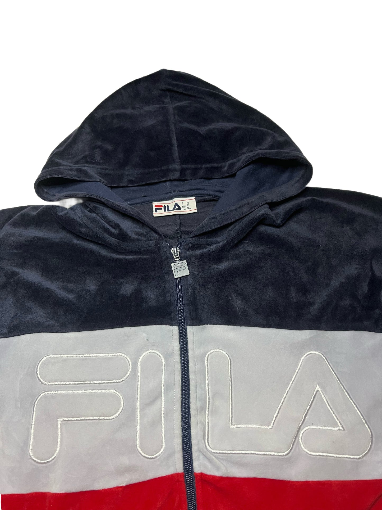 [M] Fila VELVET Zip Hoodie 