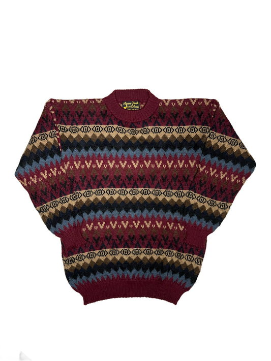 [M] Pull en tricot finition alpaga "Made in Peru" 