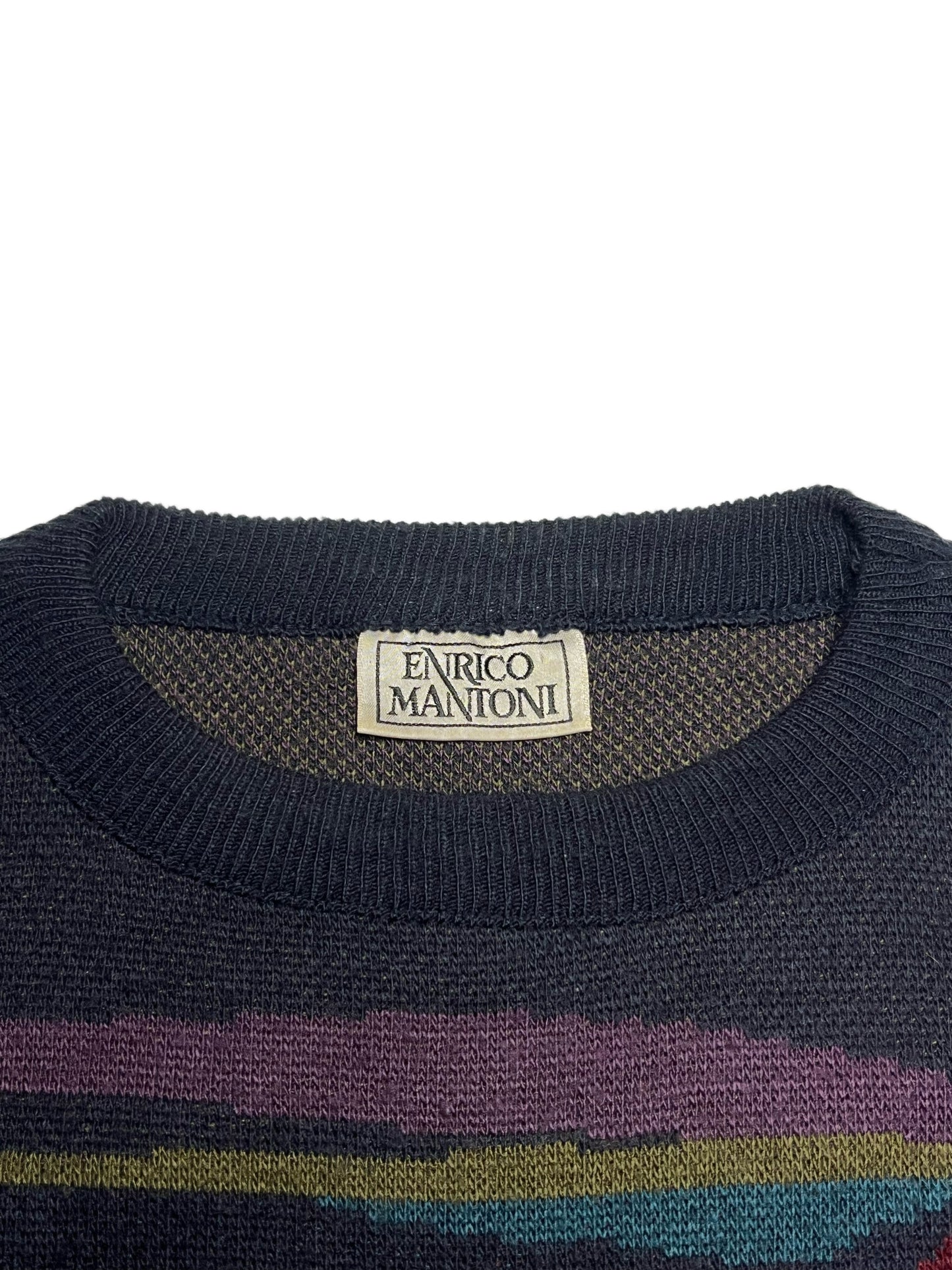 (L) Enrico Mantoni Italian Knit Sweater 