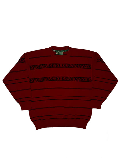 [M] Red Belika Knitwear Sweatshirt