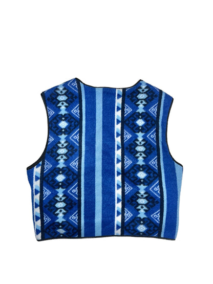 Crazy Pattern FLEECE Vest 