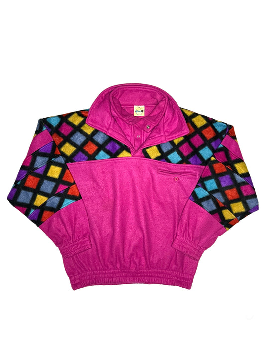 [M] Lava Multi Color FLEECE Sweater