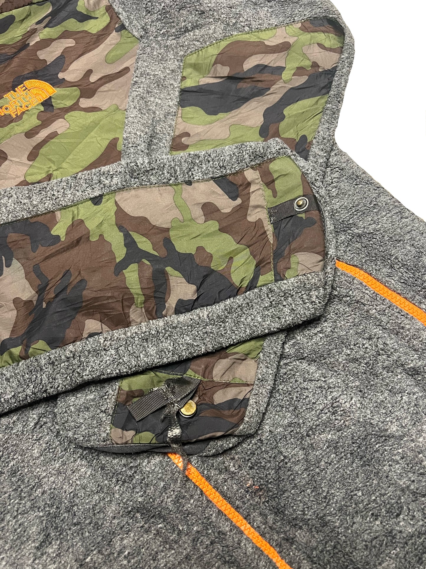 [M] The North Face Camouflage Type Hooded FLEECE Jacket 