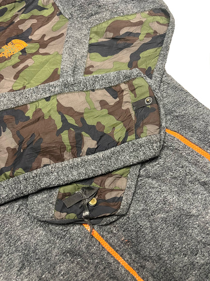 [M] The North Face Camouflage Type Hooded FLEECE Jacket 