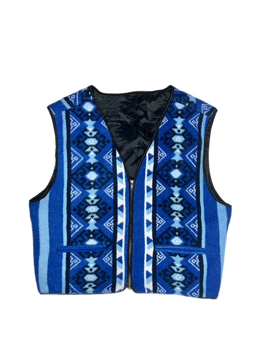 Crazy Pattern FLEECE Vest 