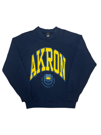 (S) Sweat-shirt imprimé de l'Université d'Akron 