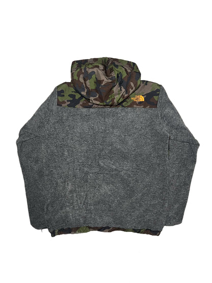 [M] The North Face Camouflage Type Hooded FLEECE Jacket 