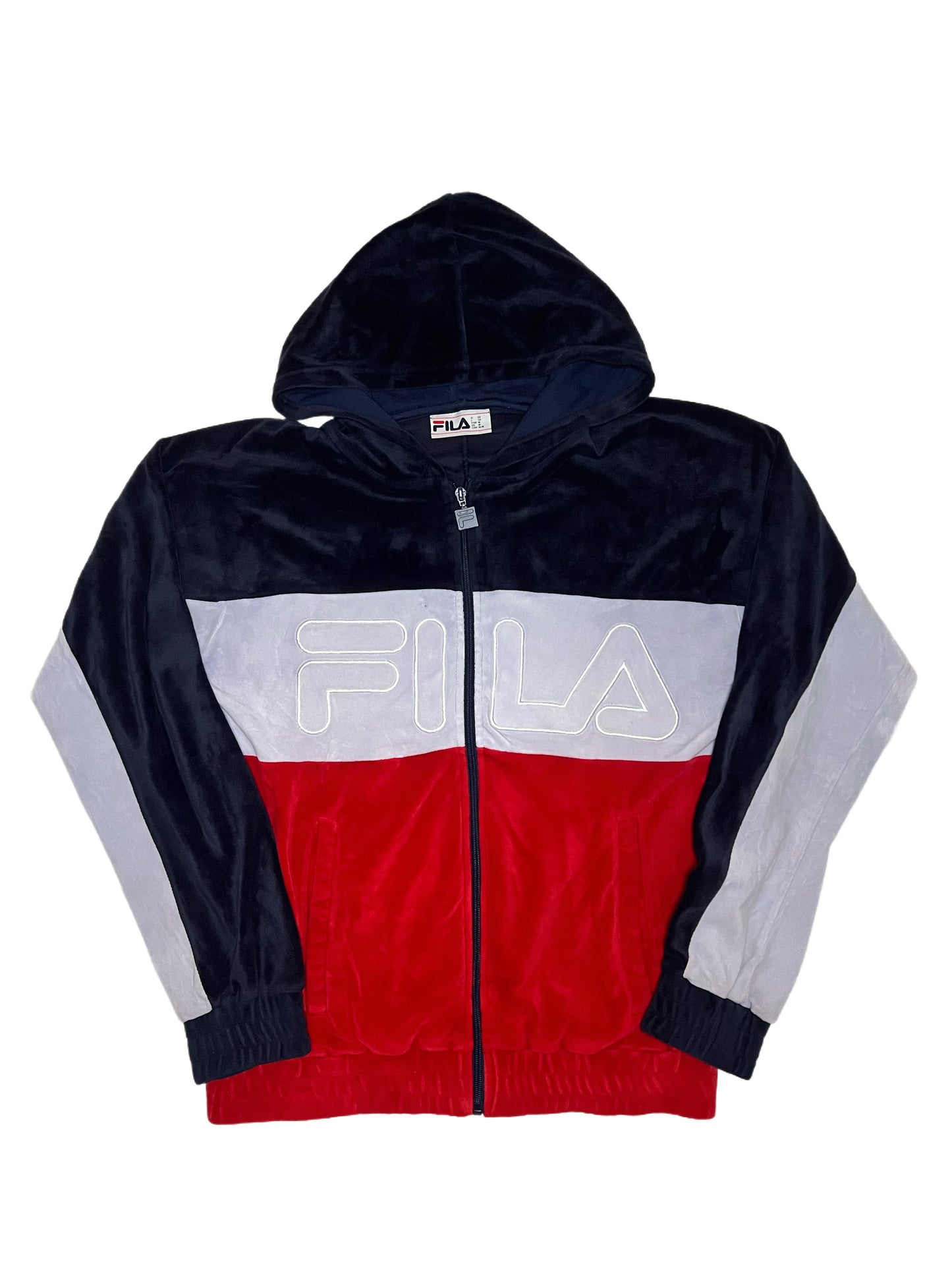 [M] Fila VELVET Zip Hoodie 